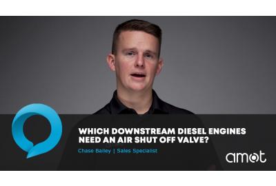 Для каких дизельных двигателей, расположенных ниже по потоку, требуется запорный клапан на впуске воздуха?