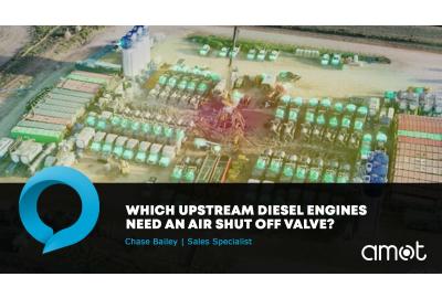 Quais motores a diesel precisam de uma válvula de fechamento de ar?