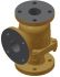2" Ductile Iron Model BF Valve with PN16 (RF) Ends