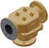 4" Ductile Iron Model BM Valve with Navy Ends and Lever Override